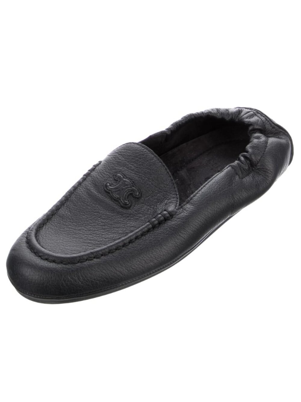 CELINE Adam Loafer Size 7.5 Black Leather